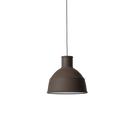 Lampada a sospensione in silicone Unfold Muuto Dark Brown