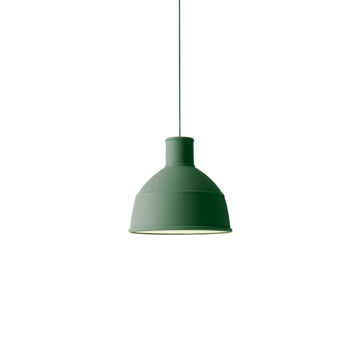Lampada a sospensione in silicone Unfold Muuto Green