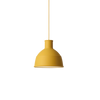 Lampada a sospensione in silicone Unfold Muuto Mustard