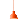 Lampada a sospensione in silicone Unfold Muuto Orange