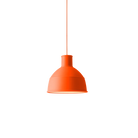 Lampada a sospensione in silicone Unfold Muuto Orange