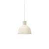 Lampada a sospensione in silicone Unfold Muuto Translucent White