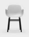 Form Armchair Black Oak