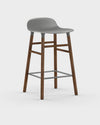 Form Barstool - Walnut