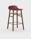 Form Barstool - Walnut