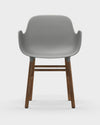 Form Armchair Walnut