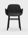 Form Armchair Black Oak