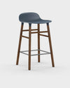 Form Barstool - Walnut