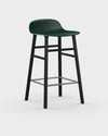Form Barstool - Black Wood