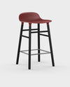 Form Barstool - Black Wood