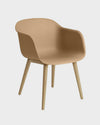 Fiber Armchair - Wood Base
