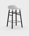 Form Barstool - Black Wood