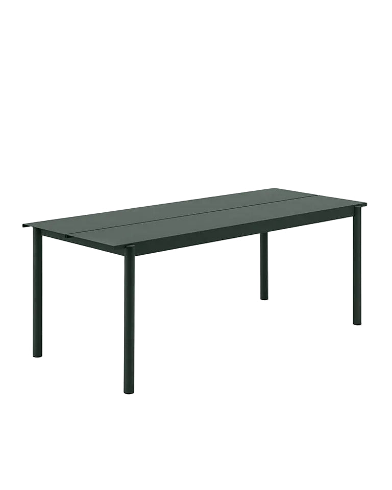 Linear-steel-outdoor-table-200-green-Muuto