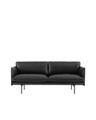Divano Muuto Outline 2 seater Leather