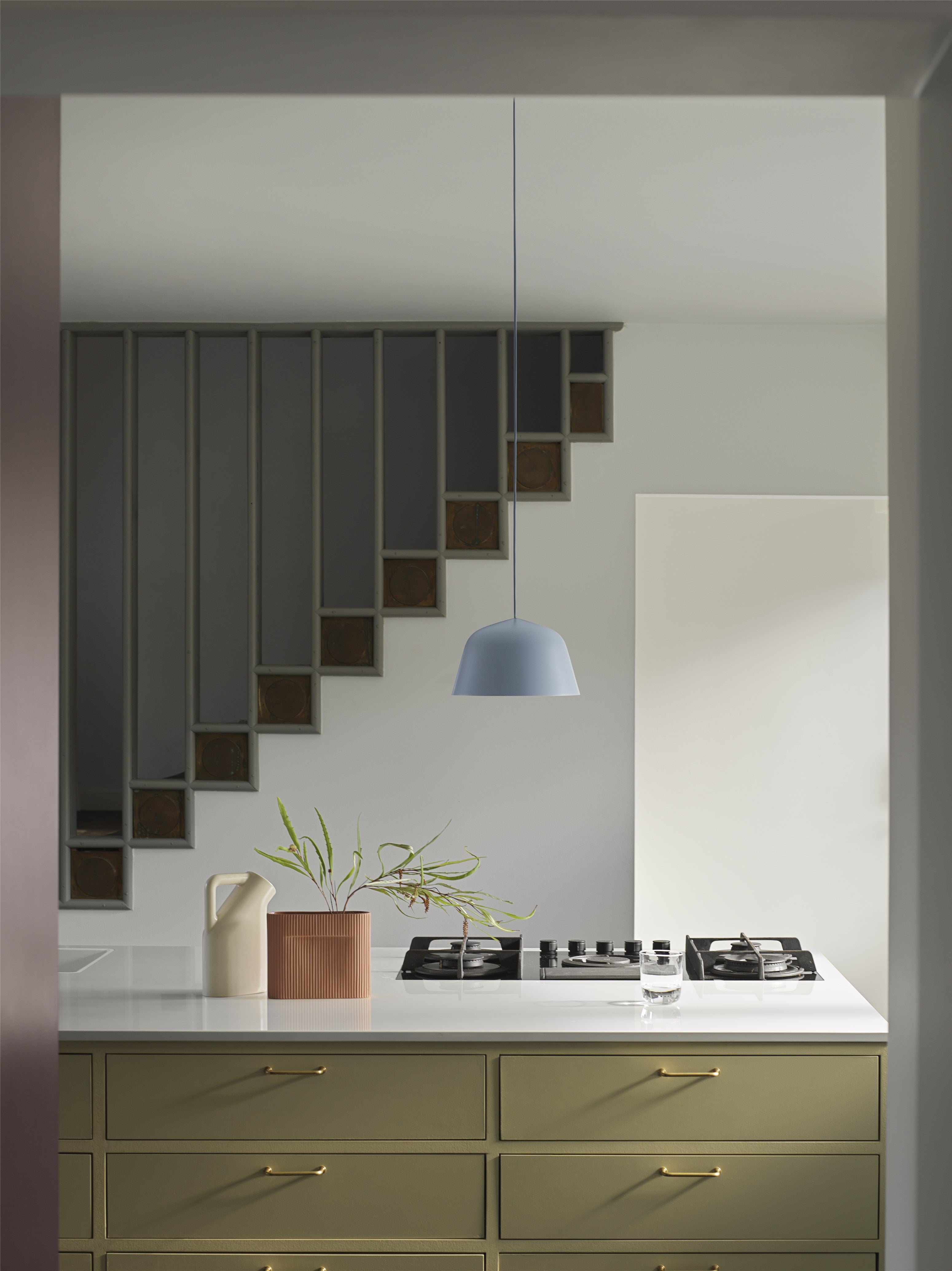 Lampada a sospensione Muuto Ambit Light Blue