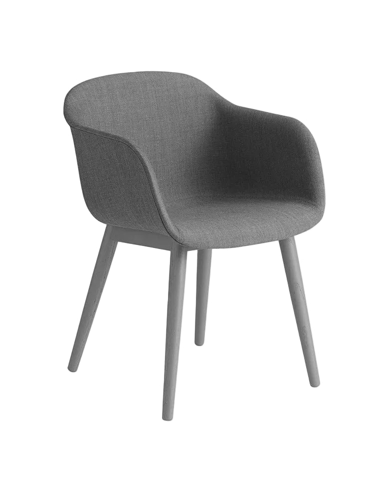 Sedia con rivestimento Muuto Fiber Armchair