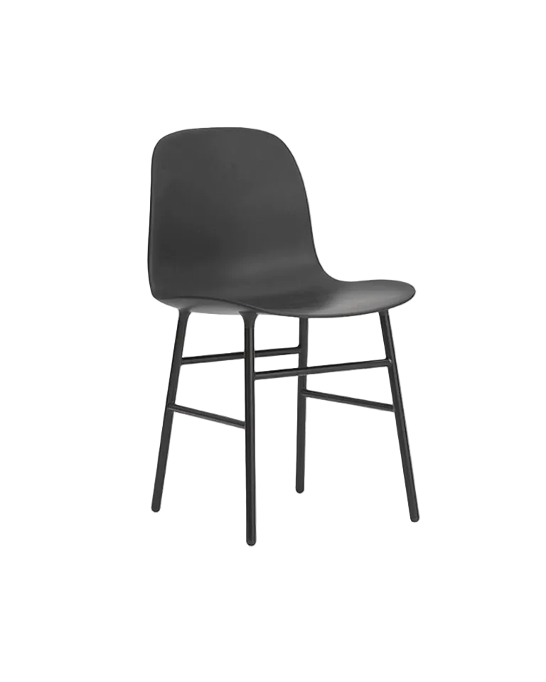 Sedia Normann Copenhagen Form Steel Chair Black